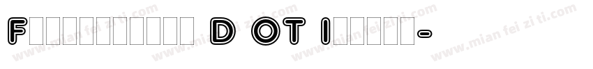 Frankfurter D OT Inline字体转换